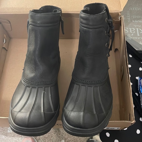 Sperry Shoes - SPERRY Sz 10 Black Moto Saltwater Rain boot